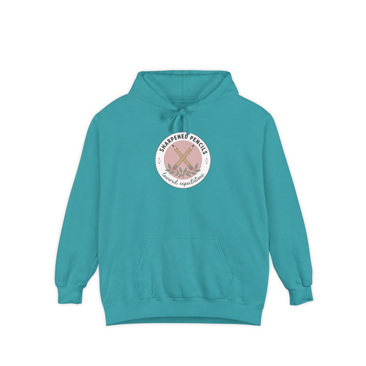 Sharpened Pencils, Lowered Expectations — Garment-Dyed Hoodie
