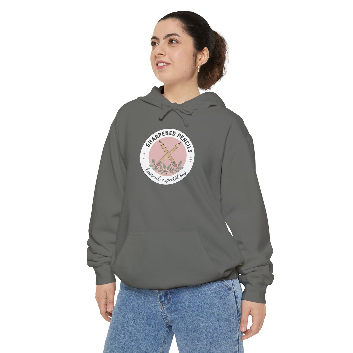 Sharpened Pencils, Lowered Expectations — Garment-Dyed Hoodie