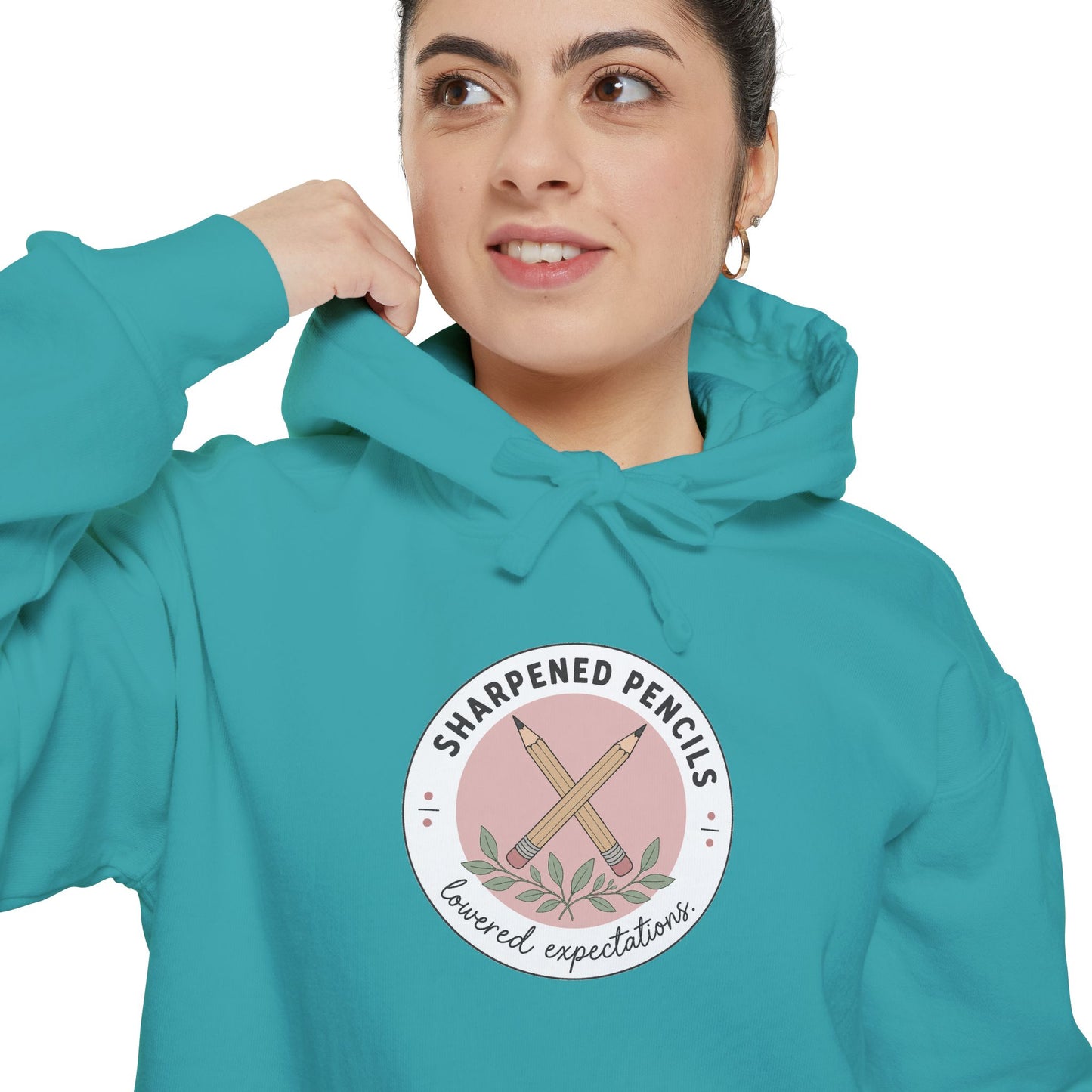 Sharpened Pencils, Lowered Expectations — Garment-Dyed Hoodie