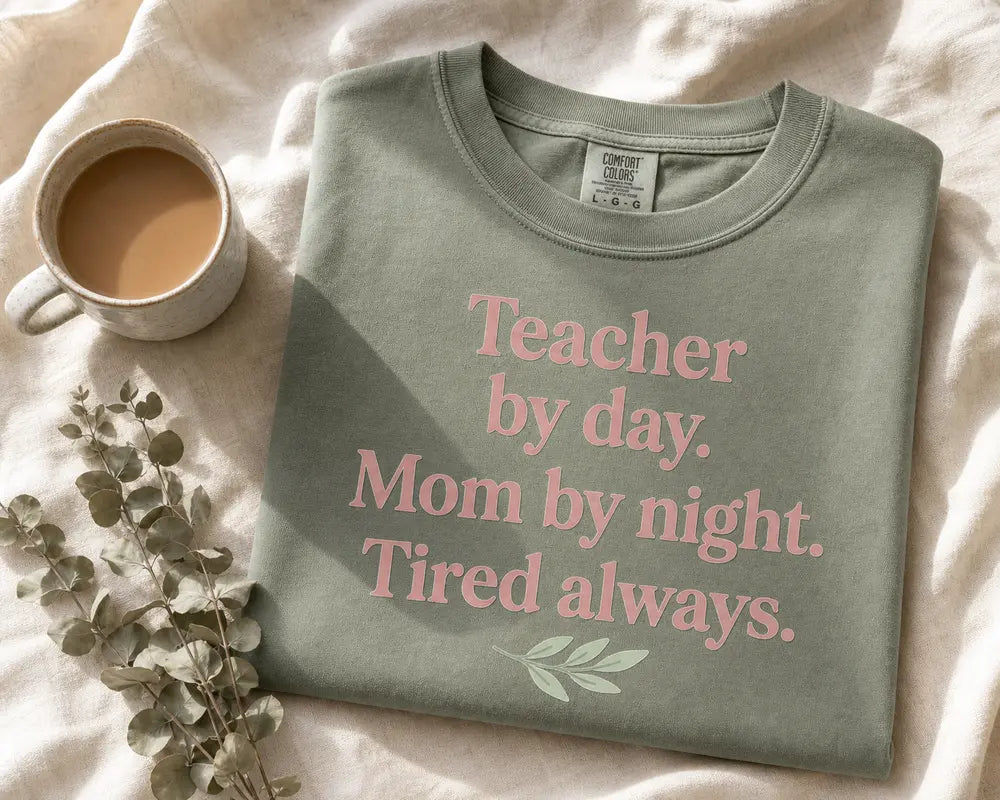 Teacher by day. Mom by night. Tired always.